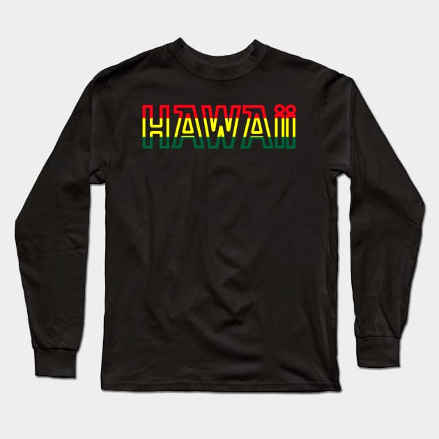 Reggae Hawaii Long Sleeve T-Shirt by eighttwentythreetees